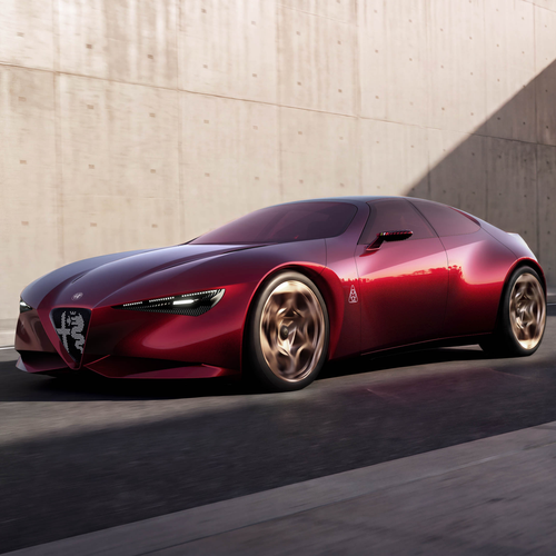 2026 Alfa Romeo Cuorerosso Concept Front View